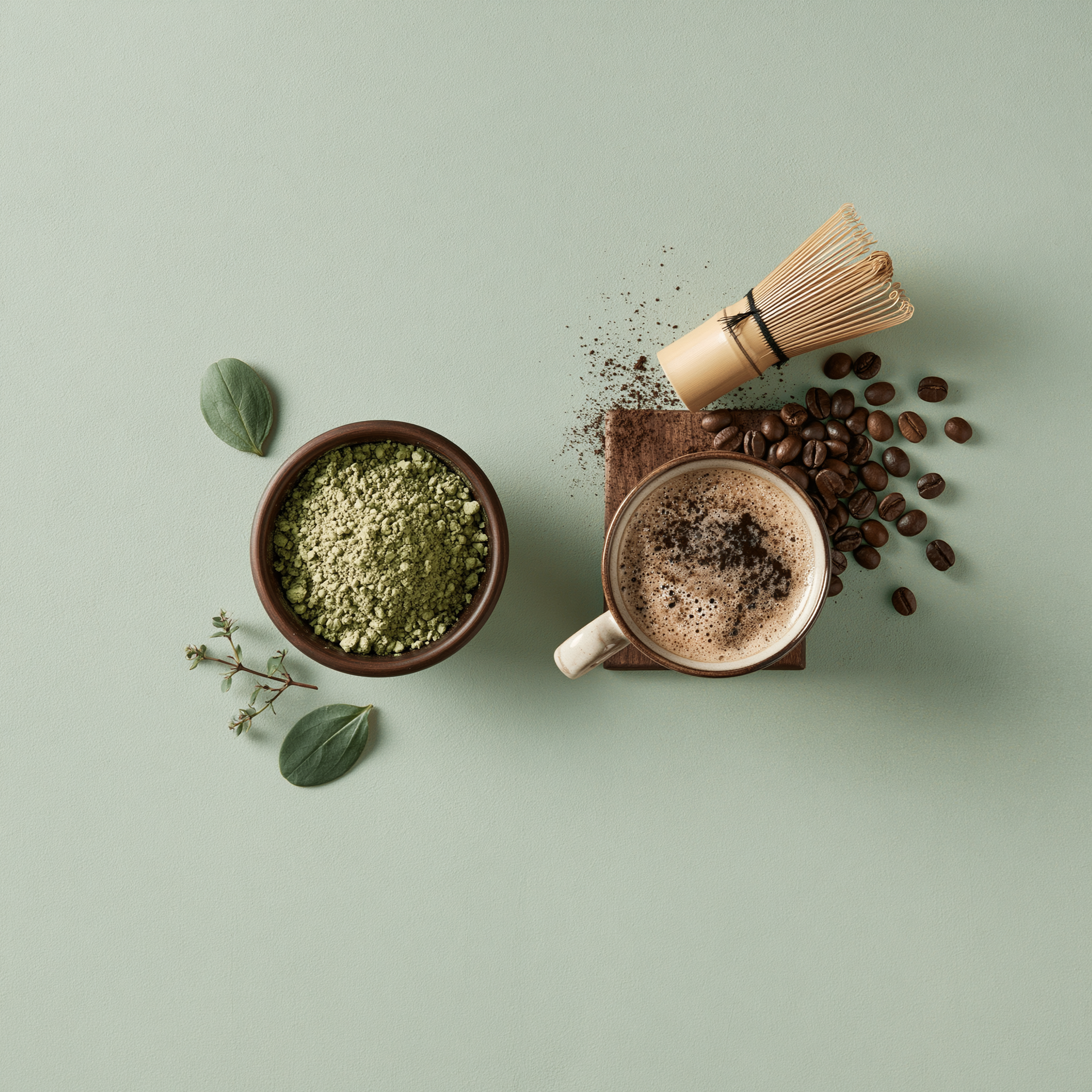 Matcha vs. Coffee